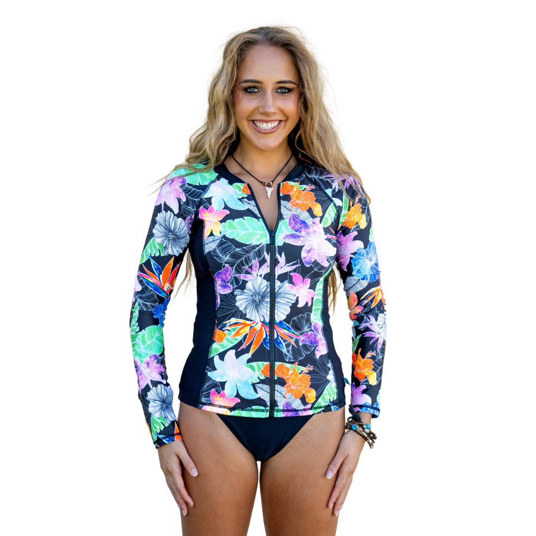 Salty Ink Lily Cove Rash Vest Long Sleeve 2016