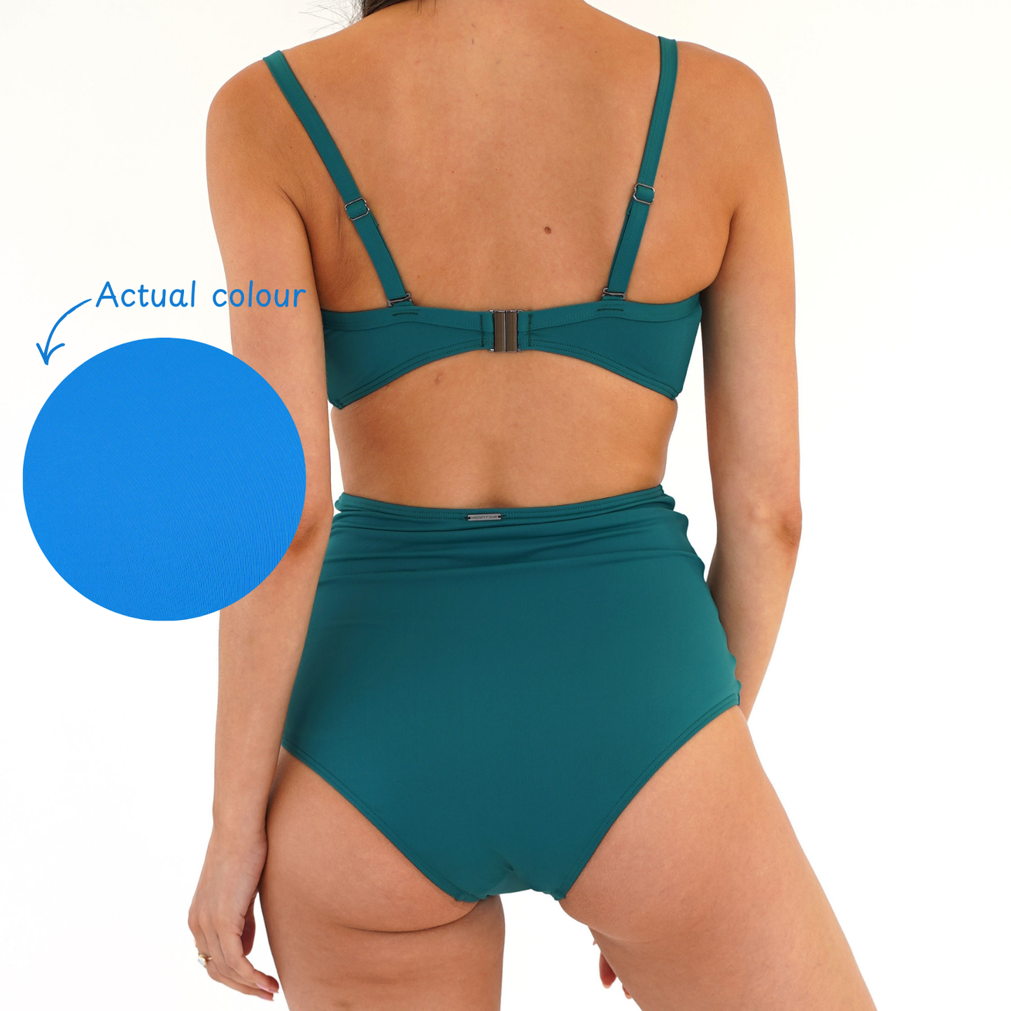 Moontide Azure High Waist Gathered Pant M7240CN