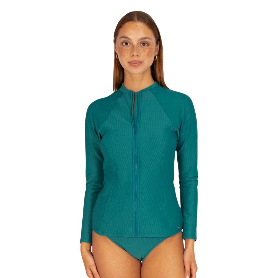 Baku Jungle Rococco Long Sleeve Rash Vest C406RKC