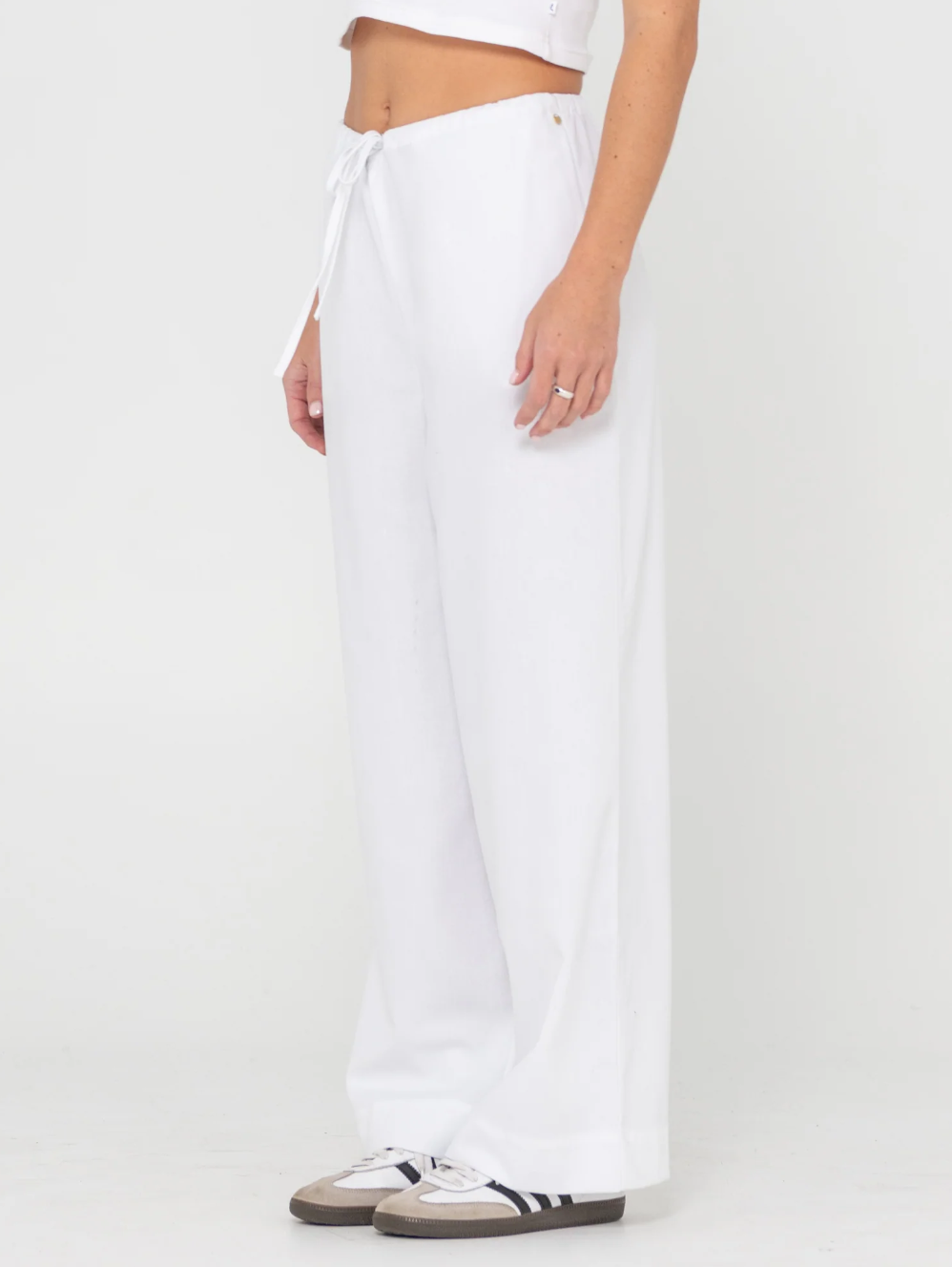 Rusty Bright White Palm Springs Lounge Pant PAL1436