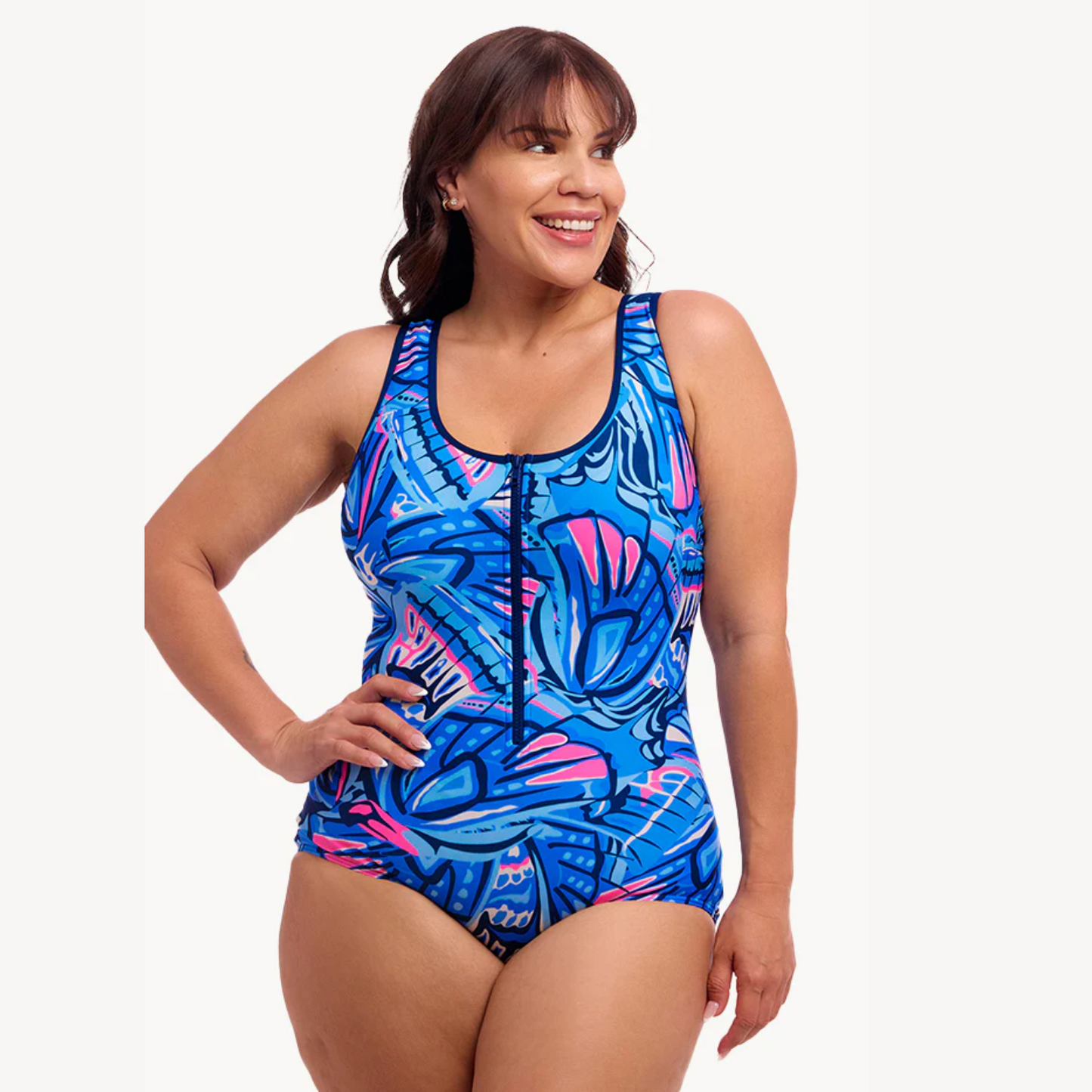 Funkita Soaring Hi Zip Front One Piece FKS082L72090