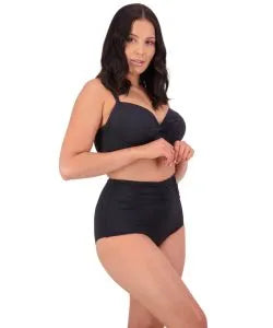 Moontide High Waisted Gathered Pant Black M7240CN