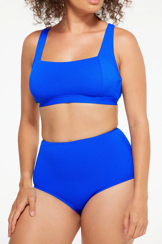 Togs Cobalt Textured High Waist Brief SC47FO