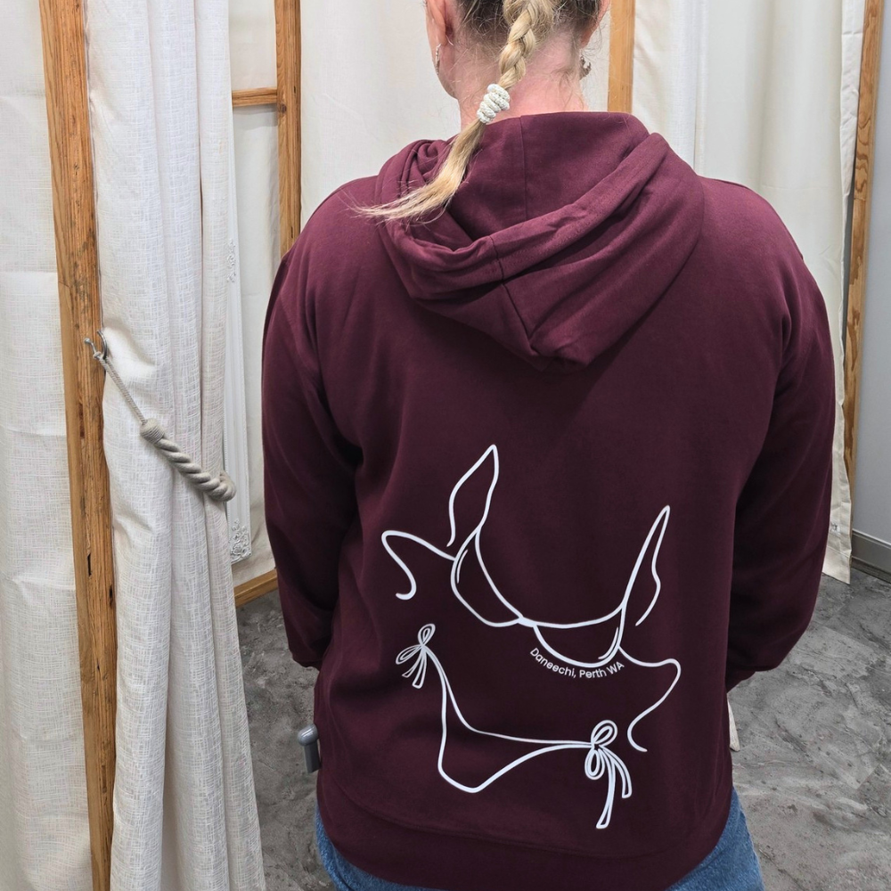 Daneechi Hoodie Bikini Wine