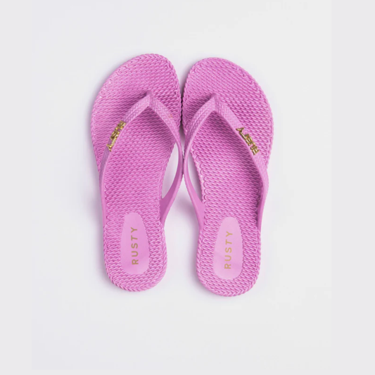 Rusty Flip Out Thongs Pink FOL0374