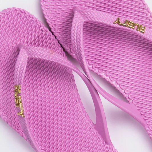 Rusty Flip Out Thongs Pink FOL0374