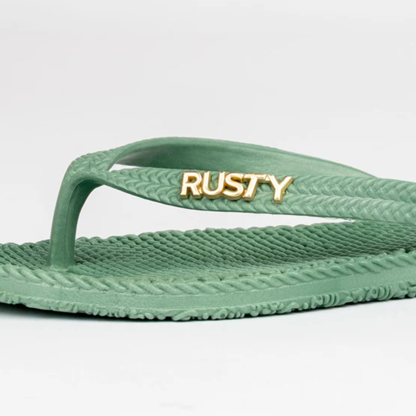 Rusty Flip Out Thongs Green FOL0374