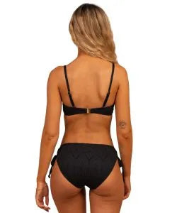 Piha Black Slim Tie U/W Top P1660GT