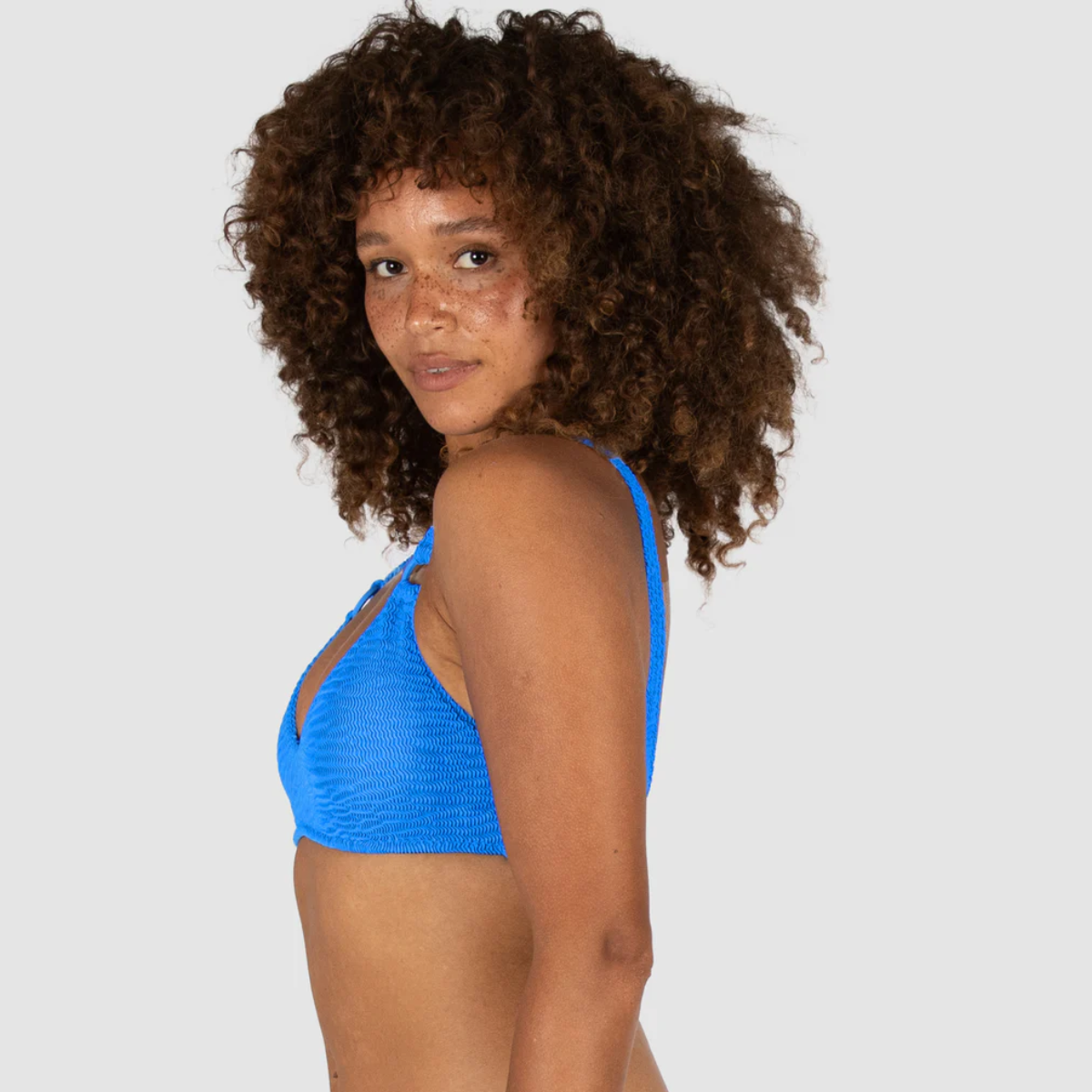 Baku Ibiza Maya Blue Scoop Bralette BRA802IBA