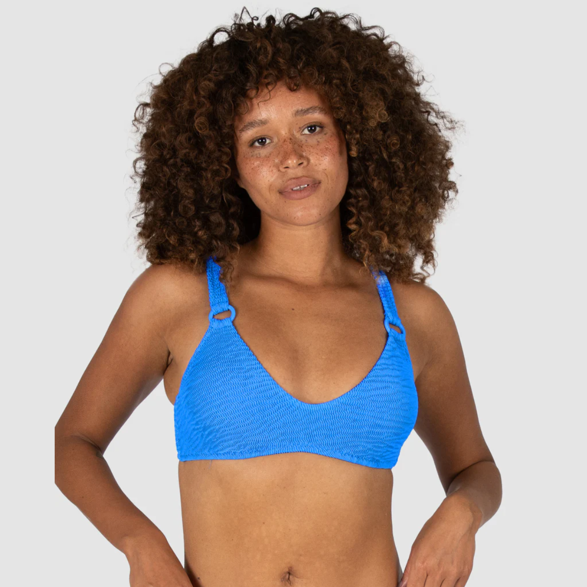 Baku Ibiza Maya Blue Scoop Bralette BRA802IBA