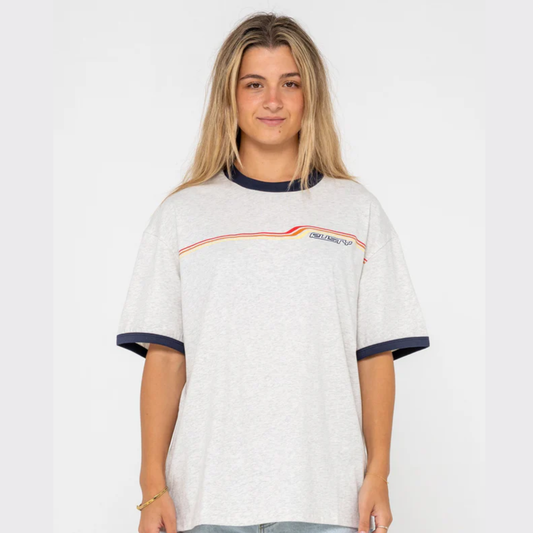 Rusty Wave Ride 2.0 Ringer Oversized Tee TTL1440