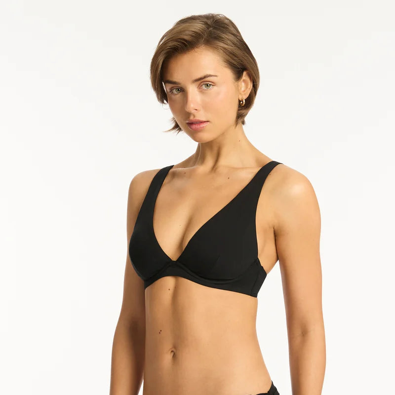 Sea Level Black Longline UW Bra SL3107ECO