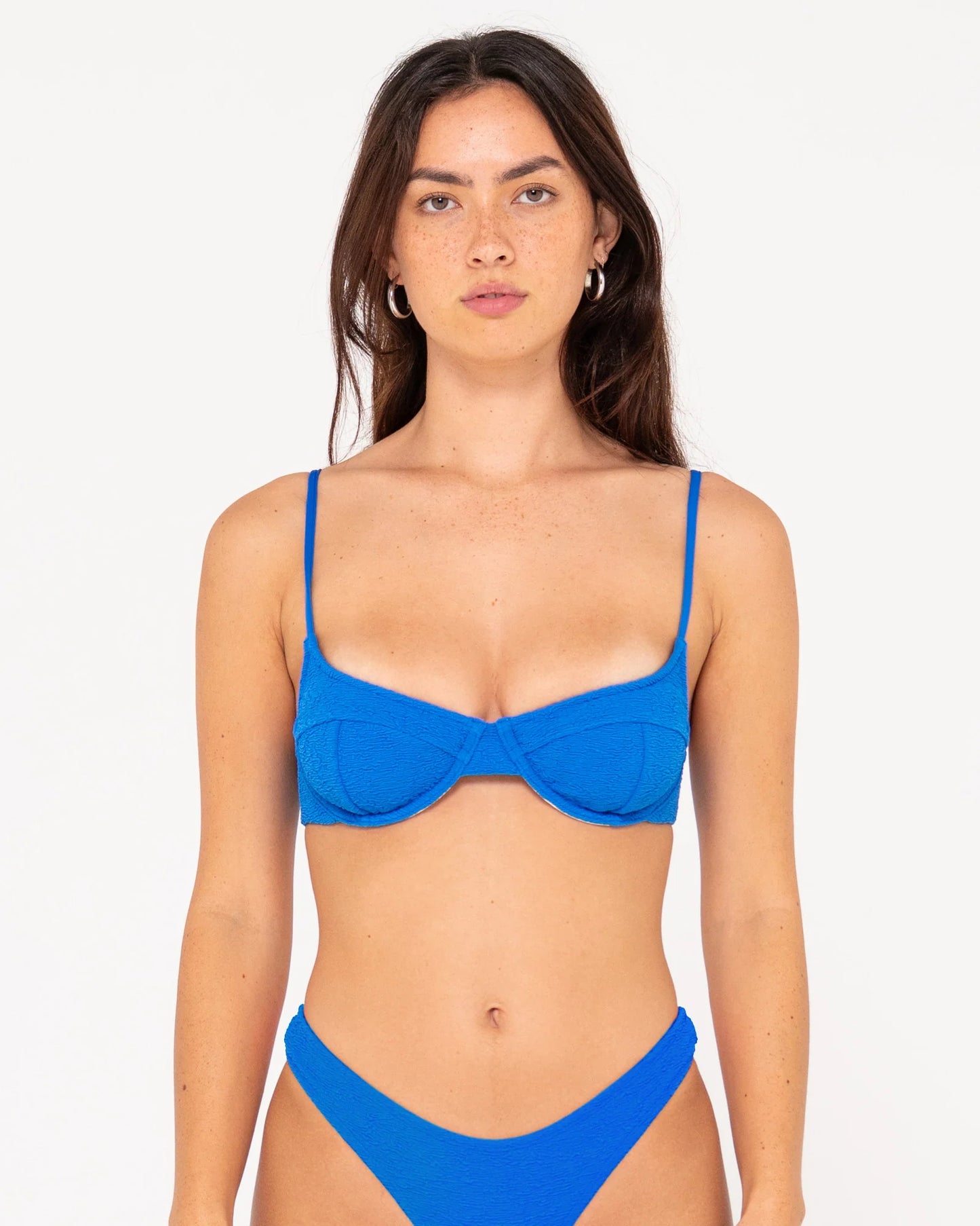 Rusty Windsor Blue Sandalwood Balconette Bikini Top SWL1600