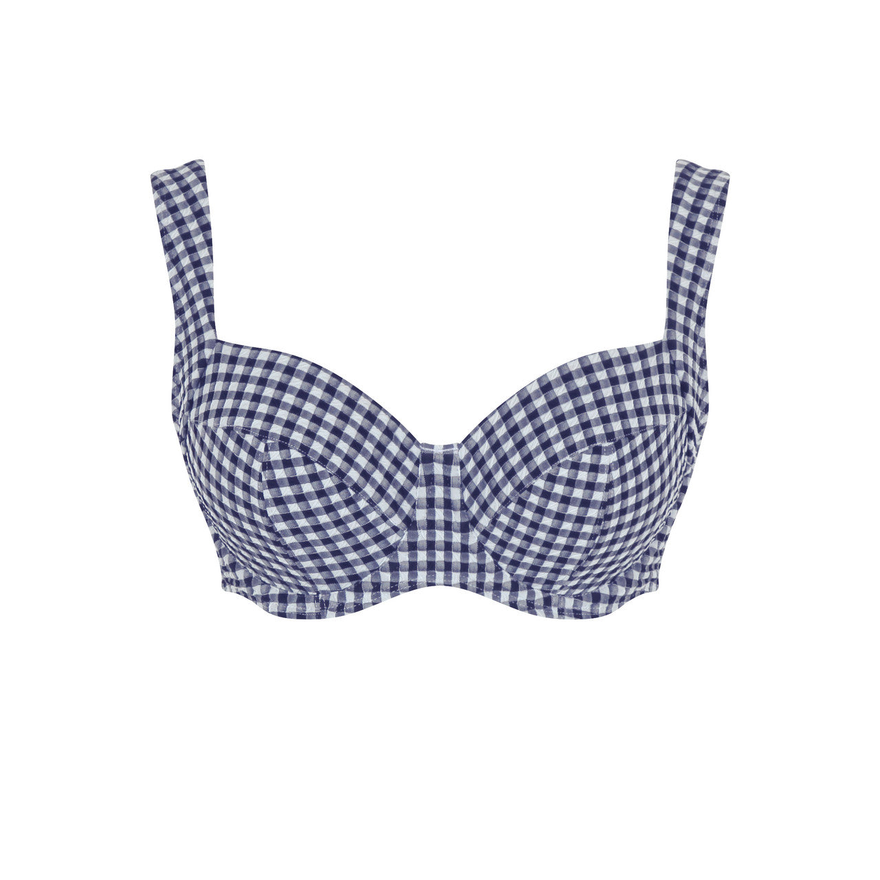 Panache Olivia Navy Gingham Full Cup Bikini SW1722