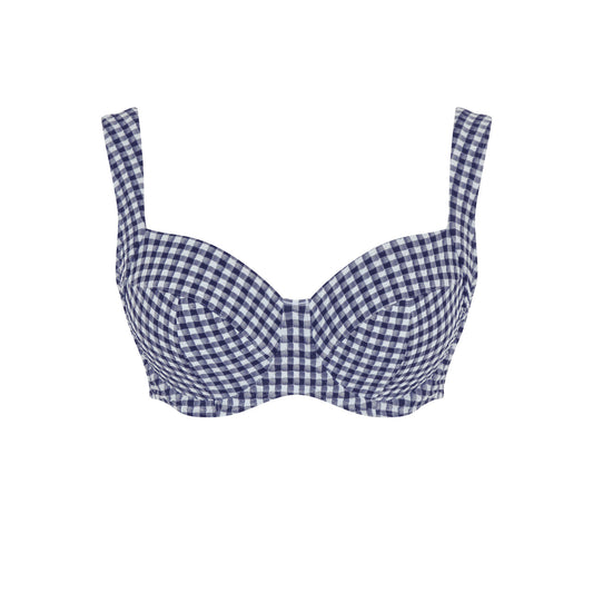 Panache Olivia Navy Gingham Full Cup Bikini SW1722