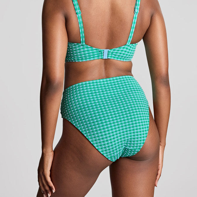 Panache green Gingham Midi Brief SW1729