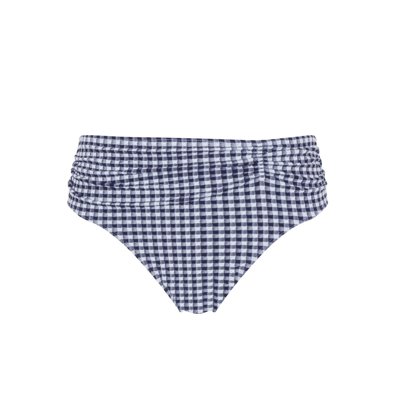 Panache Navy Gingham Midi Brief SW1729