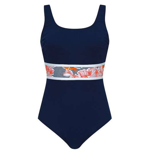 Sunmarin Navy One Piece Chlorine Resistant 12613