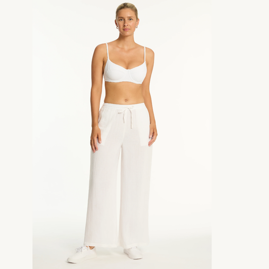 Sea Level White Sunset Beach Pant SL9094SS