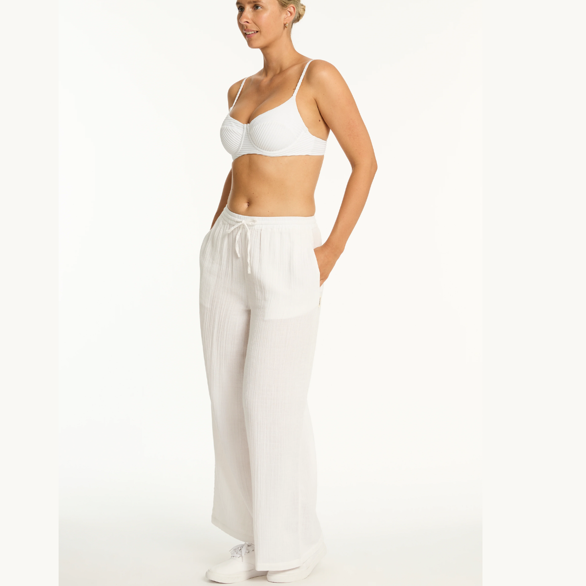 Sea Level White Sunset Beach Pant SL9094SS