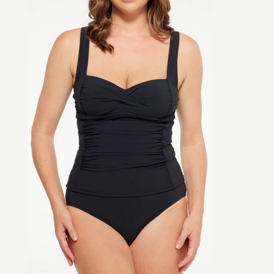 Togs Black Tankini Ruched Top SB26FO