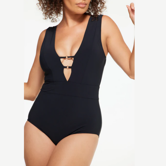 Togs Black V Ultra One Piece SB46FO