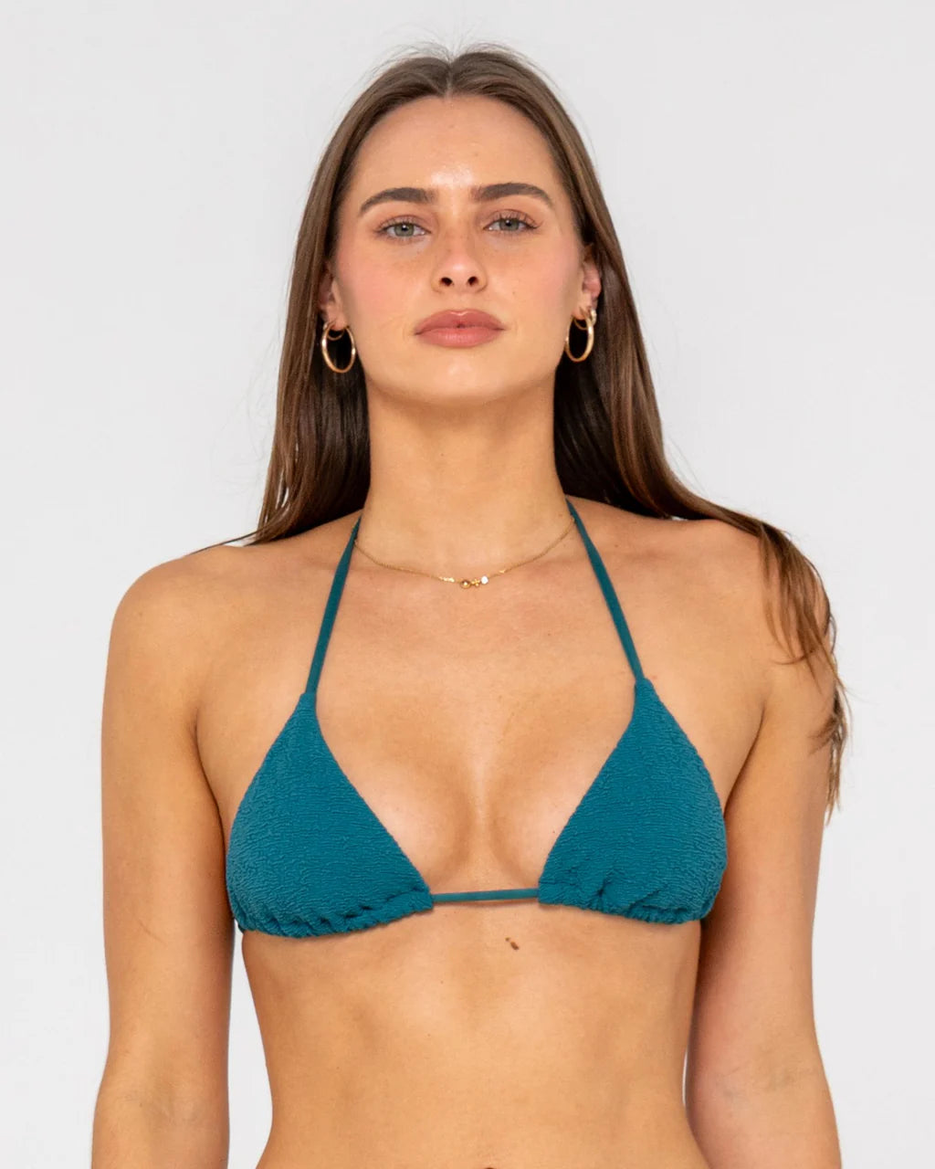 Rusty Sandalwood Deep Teal Multiway Bikini Top SWL1616