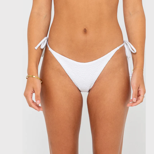 Rusty White Sandalwood Midi Tie Bikini Pant SWL1544
