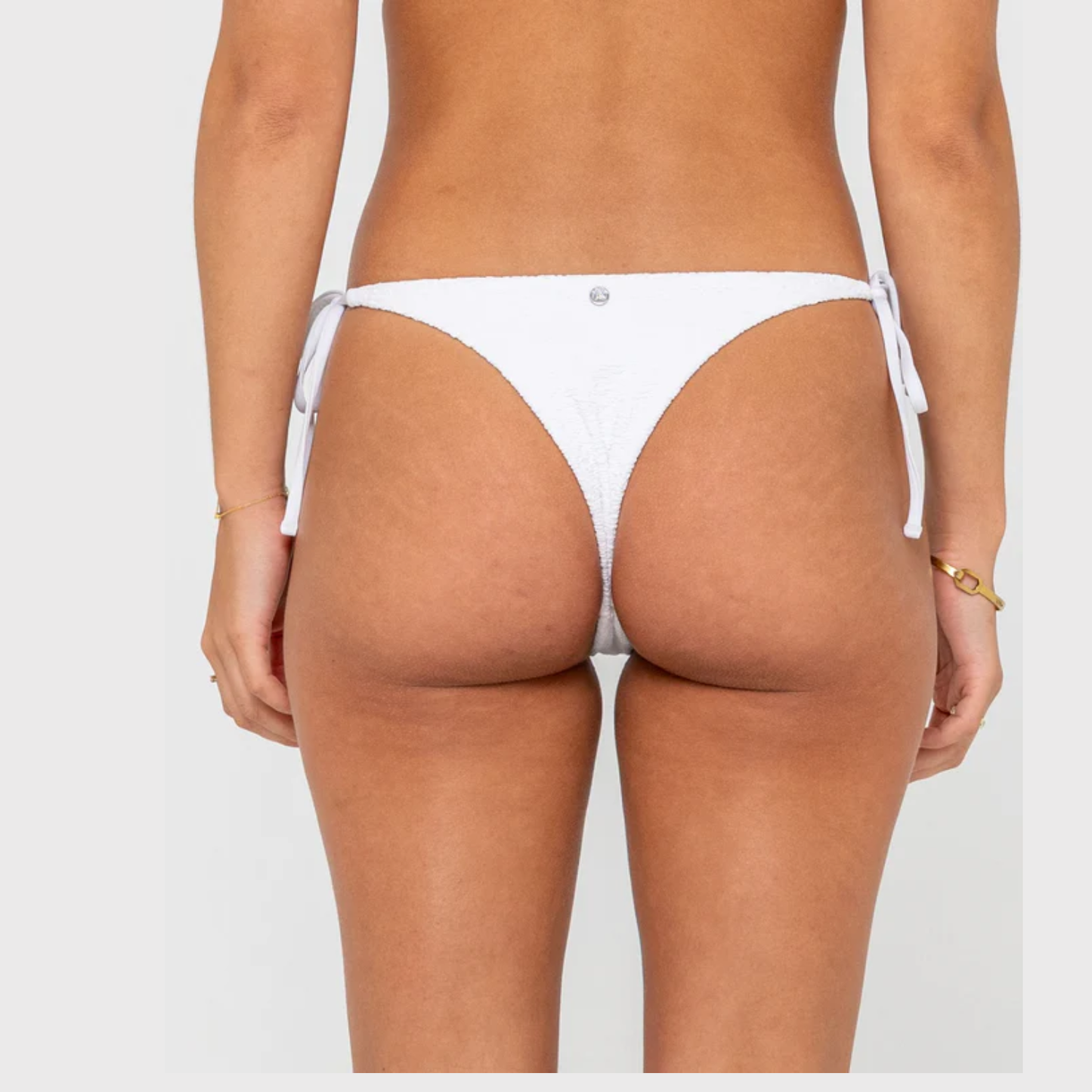 Rusty White Sandalwood Midi Tie Bikini Pant SWL1544