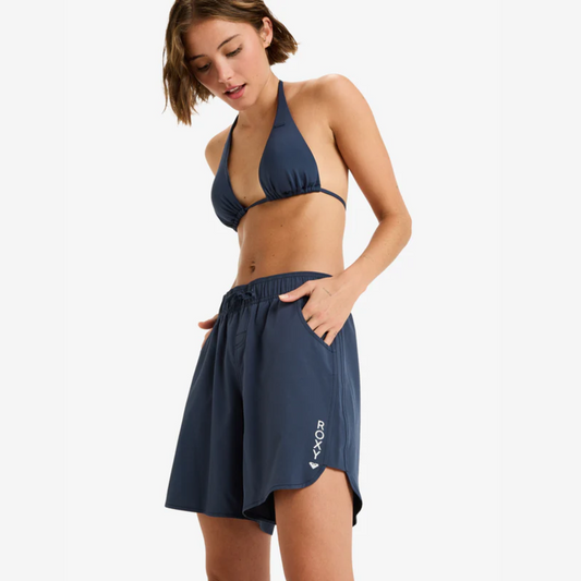 Roxy Navy Wave 7 Inch Board Shorts ERJBS03300