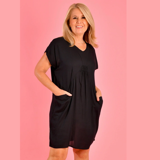 Bodacious Lovina Dress Black VBLD118