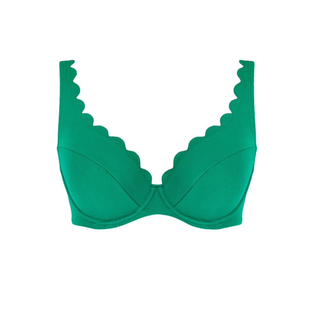 Panache Spirit Verde Green Lauren Plunge Bikini SW1784