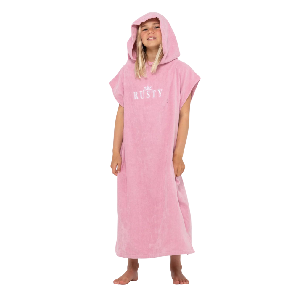 Rusty Change Towel Poncho - Pink TWL0176