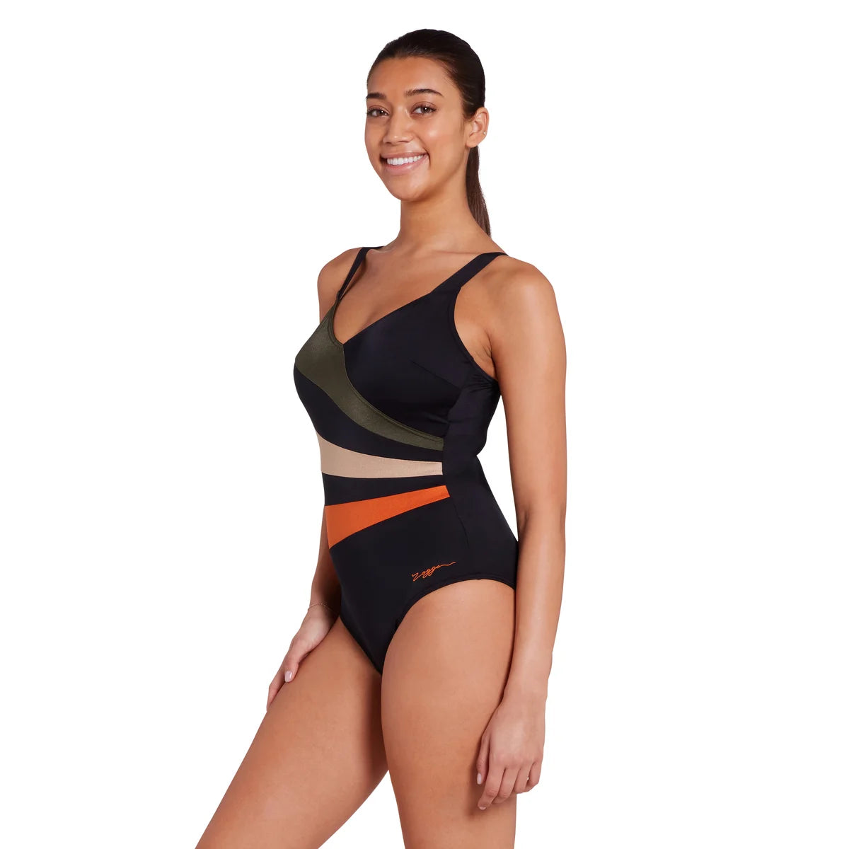 Zoggs Dream wrap panel Classic Back One Piece 462363DREA