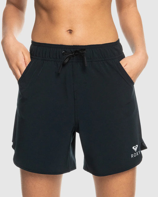 Roxy Black Anthracite Wave 5 Inch Board Shorts ERJBS03162