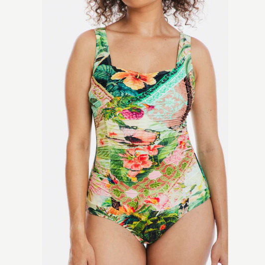 Togs Fiji Gathered Square One Piece PF45FI
