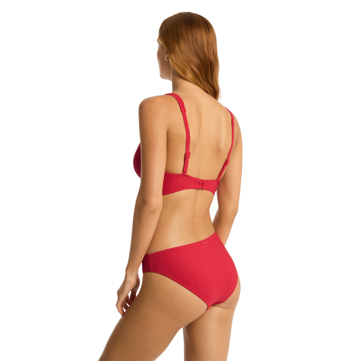 Sea Level Red Honeycomb Regular Bikini Pant SL4477HC