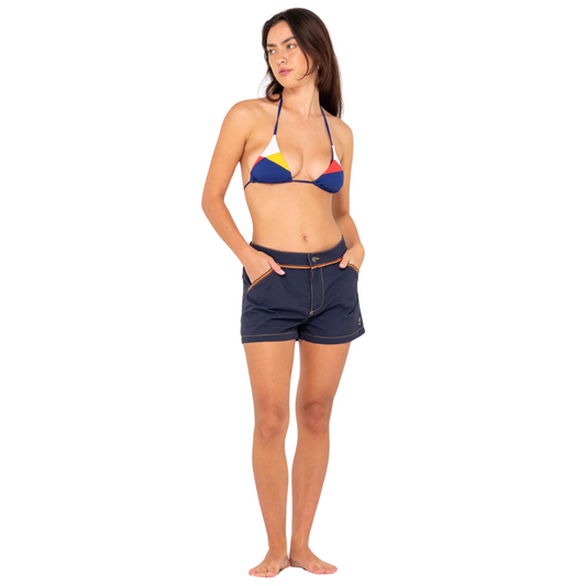 Rusty Navy Side Stripe Board Short BSL0386