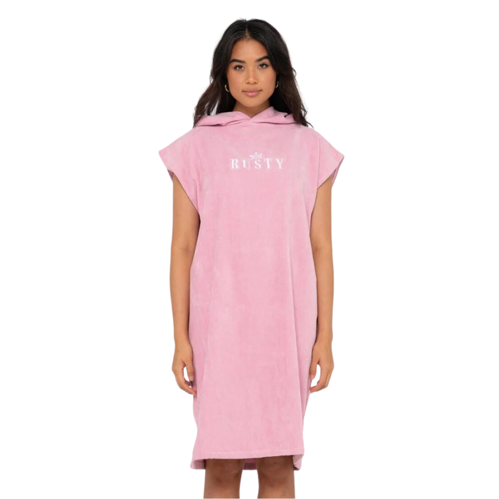 Rusty Change Towel Poncho - Pink TWL0176