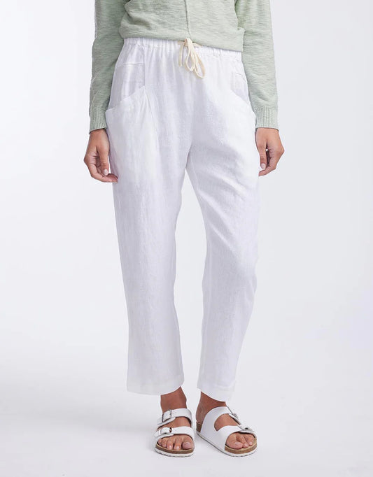 Little Lies Luxe Linen Pants White S19070401