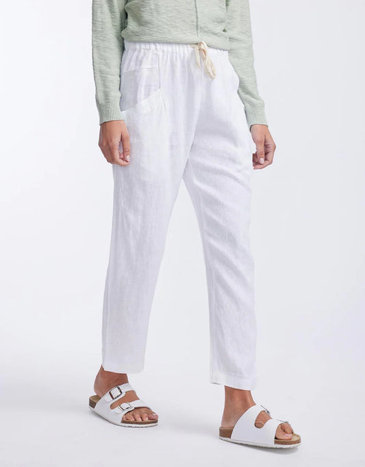 Little Lies Luxe Linen Pants White S19070401