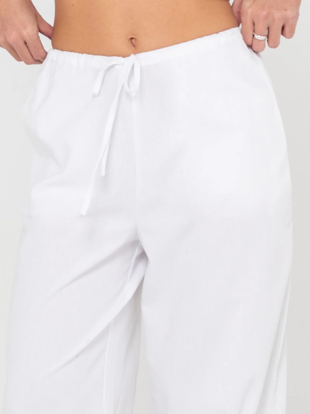 Rusty Bright White Palm Springs Lounge Pant PAL1436