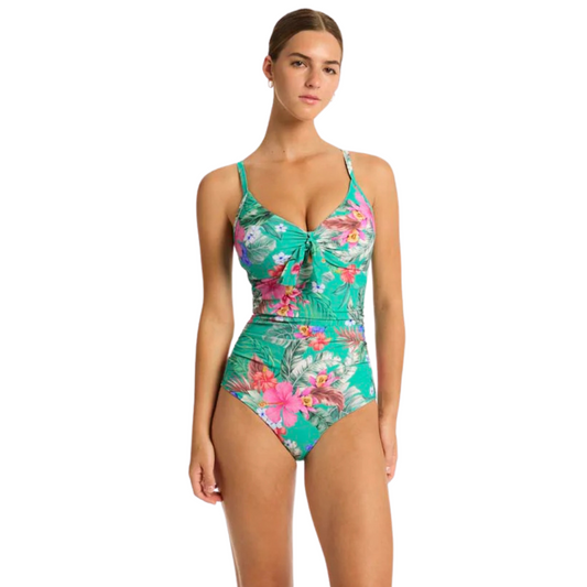 Sea Level Evergreen Pacifico Tie Front DD/E One Piece SL1021PC