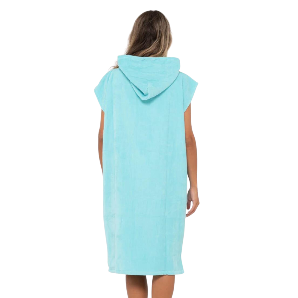 Rusty Change Towel Poncho - Turquoise TWL0176