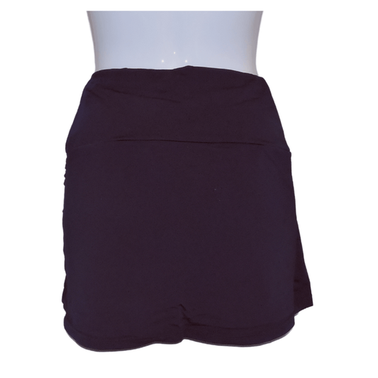 Pool Proof Navy Ruched Wrap Swim Skirt PO60895