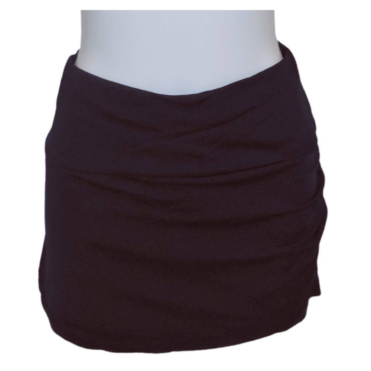 Pool Proof Navy Ruched Wrap Swim Skirt PO60895