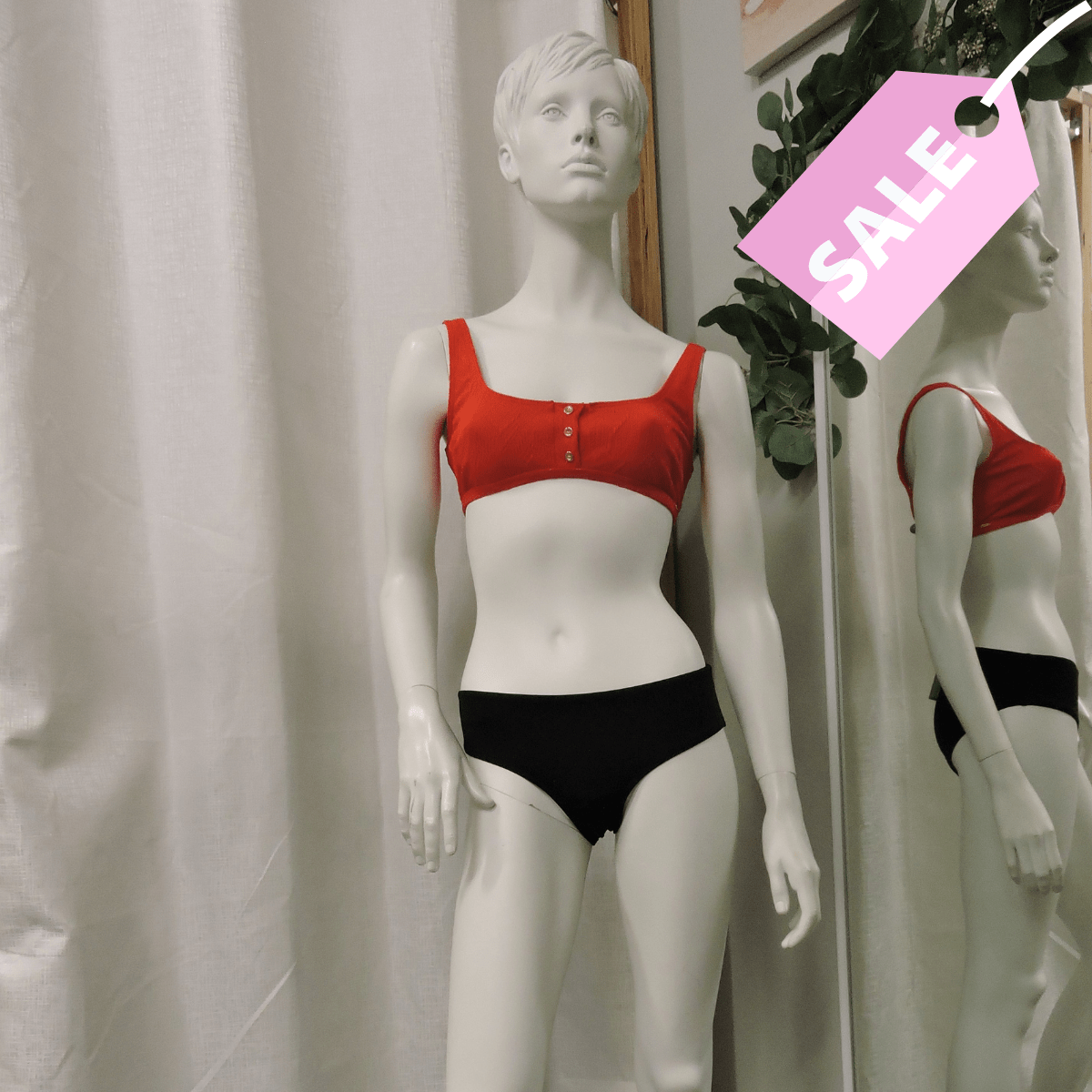 Piha Gelato Red Sporty Bralette P1865GT