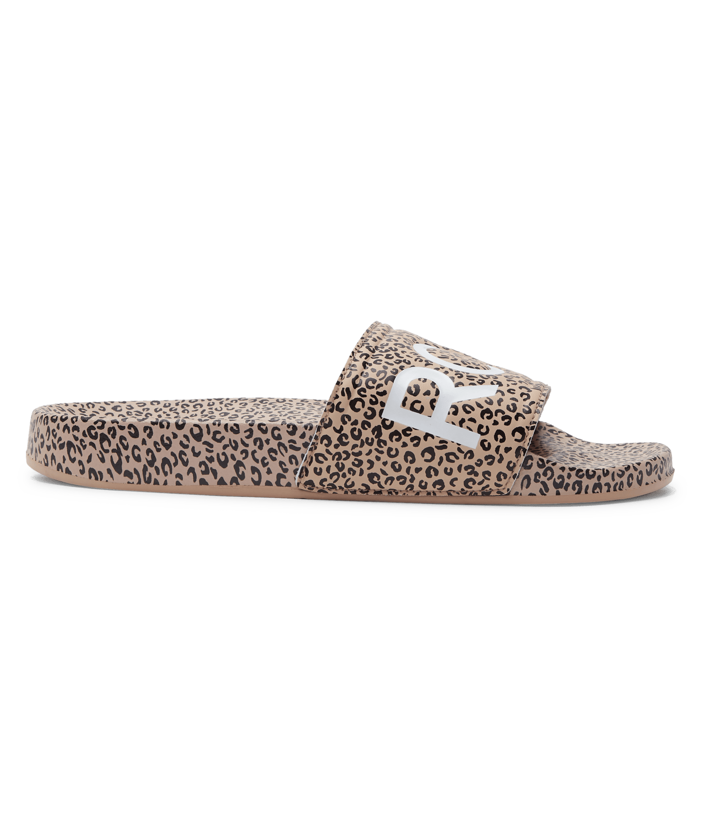 Roxy Slides Slippy Printed Cheetah Print ARJL101011