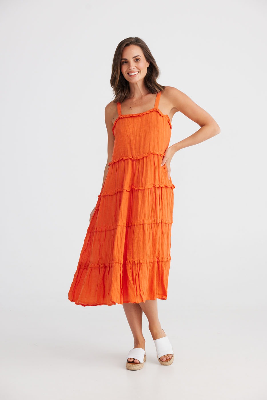 Holiday Alita Dress Orangeade H23123-1