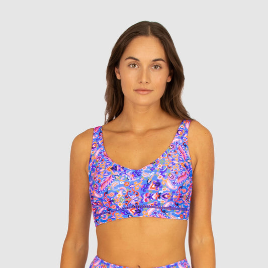 Baku Boho DD/E Bikini Top Electric Blue BRA705BRT